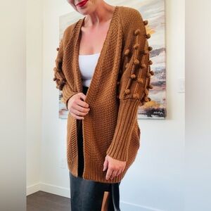 CES FEMME Pom Pom Cardigan